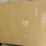 Đá Marble Kem cận vân - bề mặt mịn, chống thấm tốt - Tâm Thăng Long